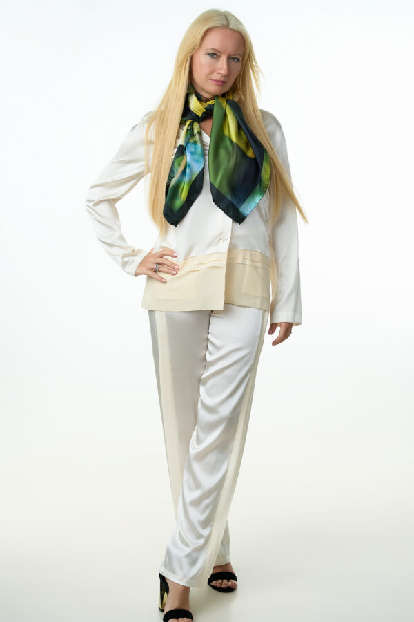 Silk Scarf - 70 cm by 70 cm - Image 3